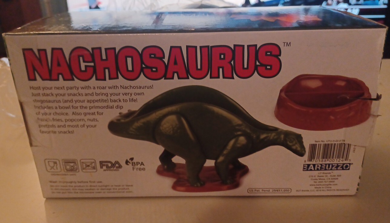 Nachosaurus Dip And Snack Dish Set by Funwares