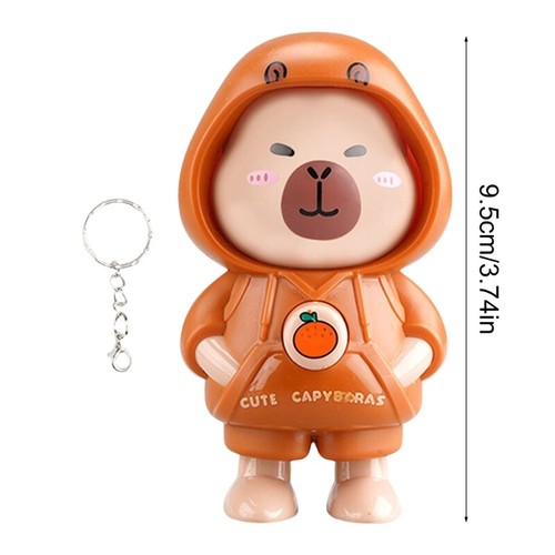 Fashion Capybaras Keychain Purse Decorations Backpack Charm Plastic Texture - Zdjęcie 8 z 8
