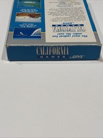 California Games Nintendo NES (CIB No Manual) Tested/Working (Read Description)
