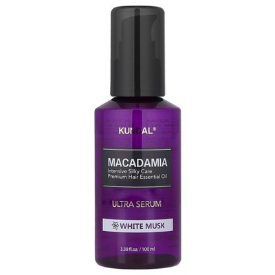 Macadamia Ultra Hair Serum, White Musk, 3.38 fl oz (100 ml)