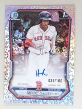Hector Ramos 2026 Bowman #CPA-HR Mini Diamond Refractor Auto /100 Red Sox 1st