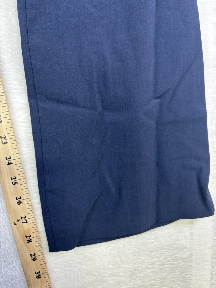 Banana Republic Logan 雕塑双弹力裤海军蓝 10 P 码中腰 — 第 4/4 张图片