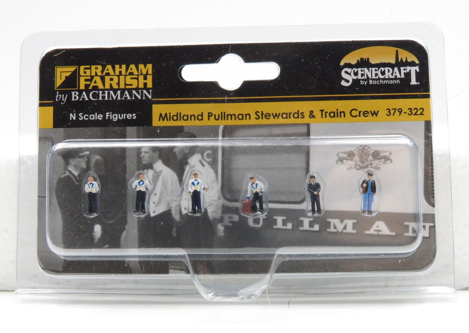 Bachmann Scenecraft - 379-322 Midland Pullman Stewards and Train Crew - 1:148...