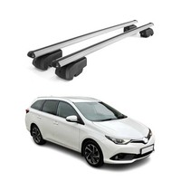 DachträGer GrundtäGer FüR Toyota Auris Mk2 Kombi 2012-2018 75Kg Alu Silber 2Tlg