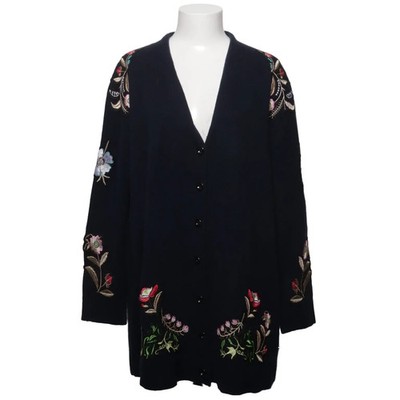 Jette, Strickjacke, Damen, Größe: 46, 220102993, Blau/Mehrfarbig #hBp