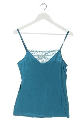 PALMERS Spaghettiträger Top Damen Top Gr. DE 38 blau Casual-Look