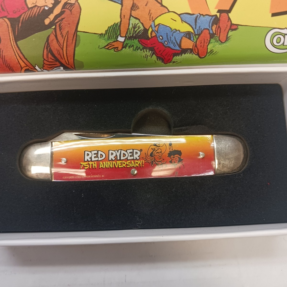 Colt Red Ryder 75th anniversary Little Beaver Pocket Knife CT682