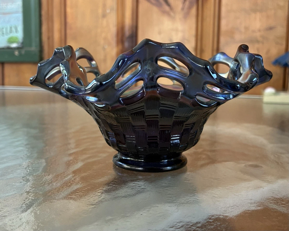 fenton blue carnival glass products for sale | eBay