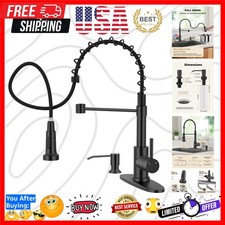 Kitchen Faucet with Pull Down Sprayer, Brushed Nickel Kitchen Sink Faucet 1-3...