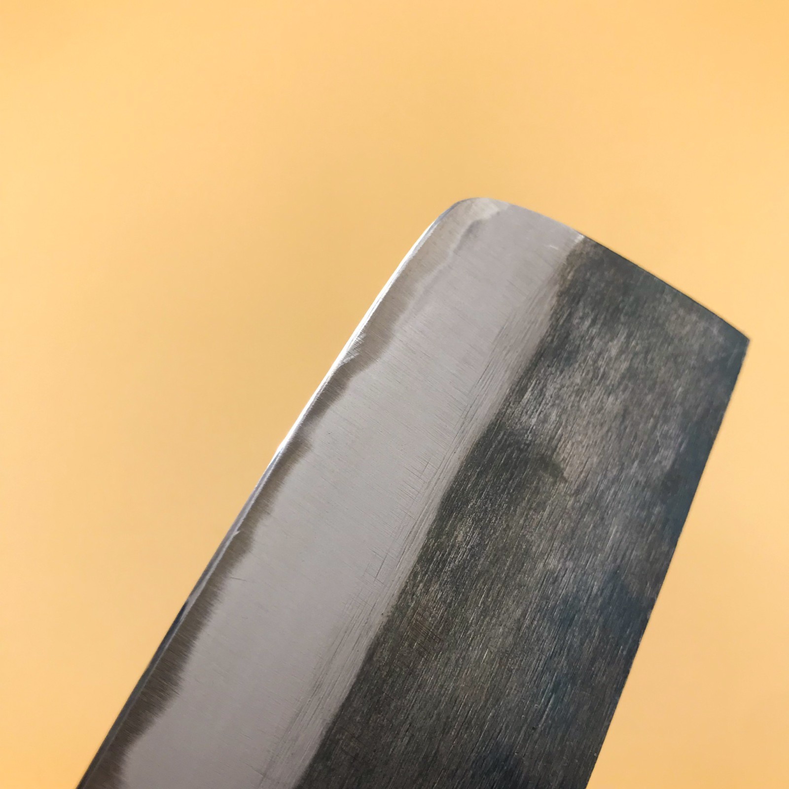 Japanese Nakiri Kitchen Knife 6.3" 160mm Aogami Blue #2 Carbon/Echizen Takefu