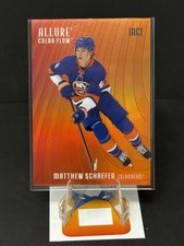 2025-26 Upper Deck Allure #CF-MS Matthew Schaefer Color Flow Red-Orange