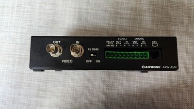 AIPHONE AXW-AVR - Audio Video Adaptor for 3rd Party Transmission Equipment