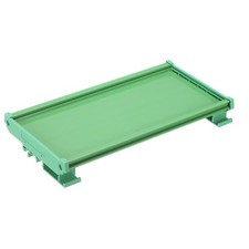 PCB DIN Rail Mount Carrier, Circuit Board Mounting Holder 100x220mm Green