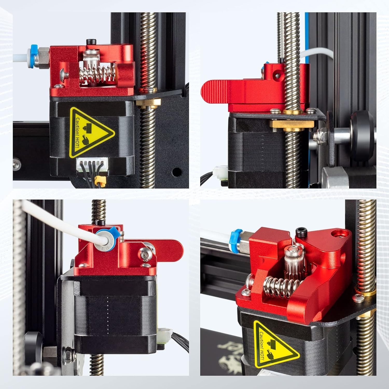 Dual Gear 3D Printer Extruder Kit for Ender 3 V2 Neo CR10 TPU Filament Upgrade