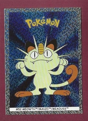 170326 - Pokemon Dunkin Boomer Sticker Foil-Holo Karte MIAOUSS # 52