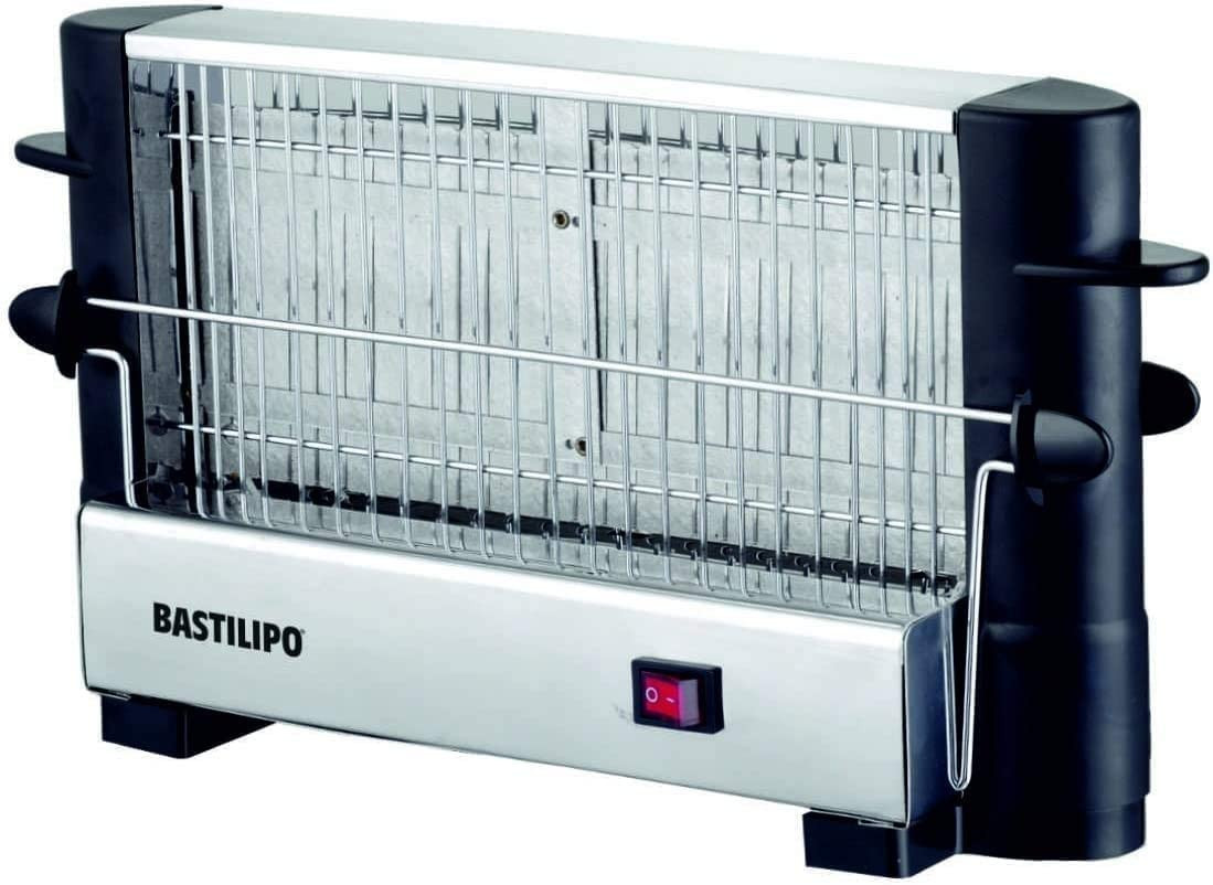 Bastilipo FFT-750 Tostapane 750W | Doppia Area Tostatura Inox