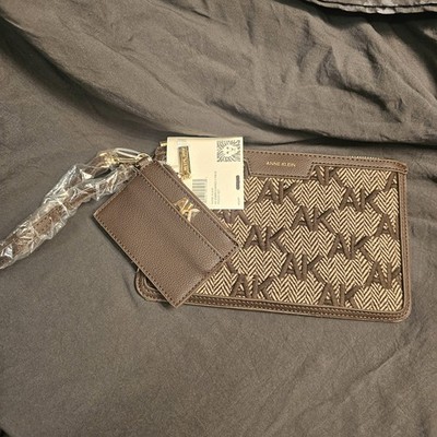 ANNE KLEIN ~ 2 Bag Set ~ NEW with tags ~ CLUTCH AND CARD CASE ~ BROWNS 