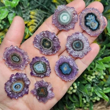 Amethyst Stalactite Slice