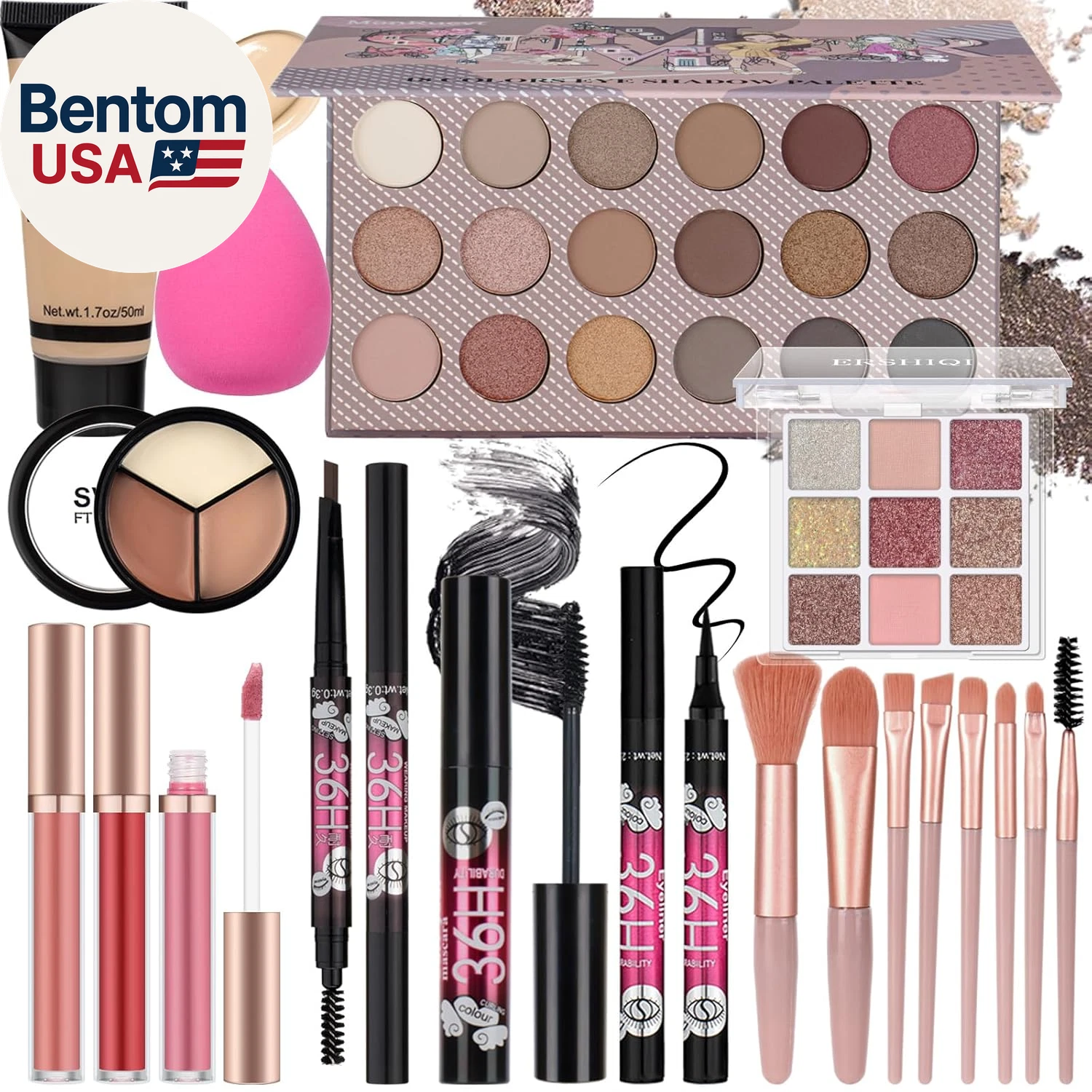Makeup Kit for Women Teens Full Kit Makeup Gift Set for Women Teen Girls Eyeshad
Opens in a new wind