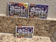 2026 Topps Series 1 Celebration Opening Day Foil & Confetti New York Mets #291