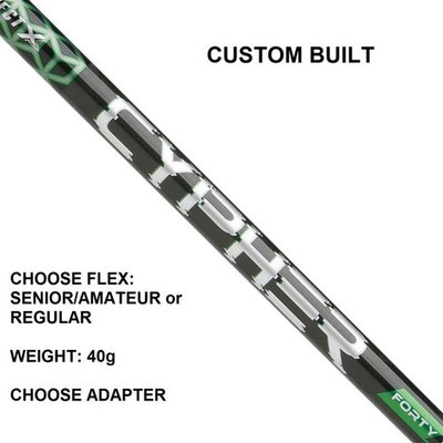 Project X Cypher Forty Senior Flex Driver oder Fairwayholzschaft - Custom Built