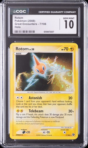 Rotom graded CGC 10 for sale on eBay
