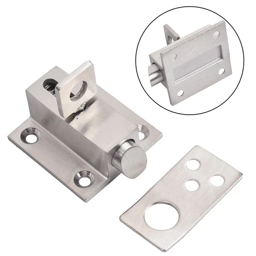 Spring Latch Door Installation Latchbolt Lightweight Portable Security - Picture 10 of 72