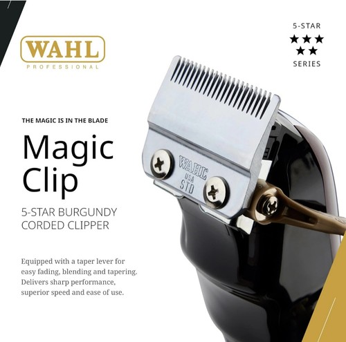 Wahl Professional 5 Star Series Magic Clip kabelgebundene Haarschneidemaschine Precision Fade - Bild 5 von 8