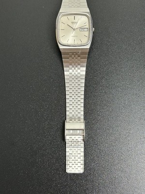 SEIKO WATCH MAJESTA 9063-501B QUARTZ SILVER DAY DATE KANJI