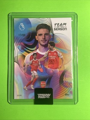 Declan Rice - Topps Total Football Team Of The Season /99 - Arsenal England