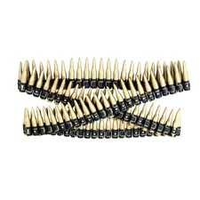 60" Plastic Toy Ammo Bullet Belt Bandolier Cowboy Army Soldier Costume Accessory