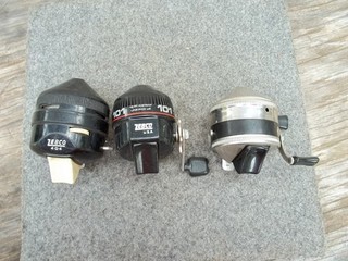 3 Vintage Made in USA Zebco Fishing Reel 101 404 Model 33 FREE SHIP