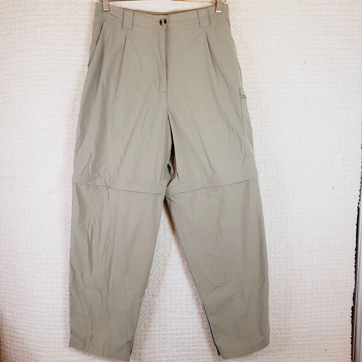 Pantalon Randonnée Femme ExOfficio Convertible Beige, Taille 16, état Très Bon