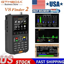 GTMedia V8 Satfinder DVB-S/S2 FTA Digital Satellite Finder Signal Meter 3.5''LCD