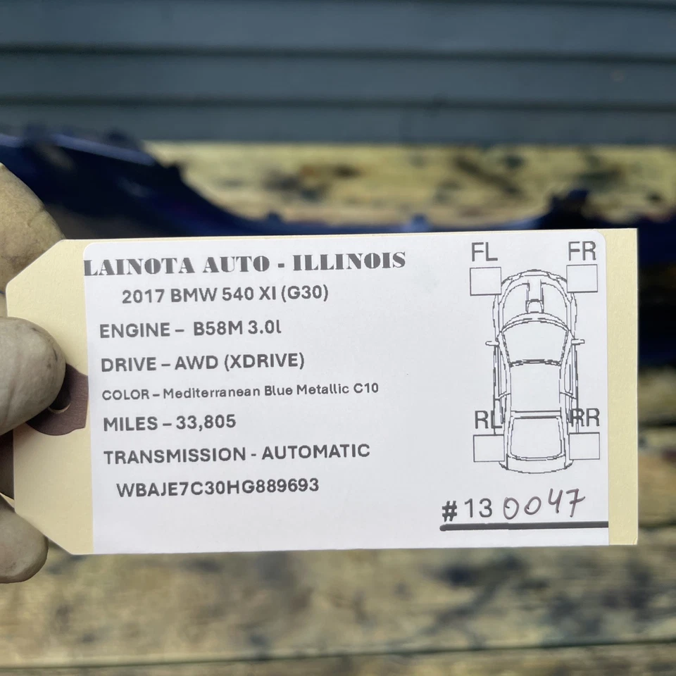 💠 Parachoques delantero deportivo OEM 2017-2020 BMW G30 530I 540I M MONTAJE COMPLETO *NOTA* Foto 2 de 4