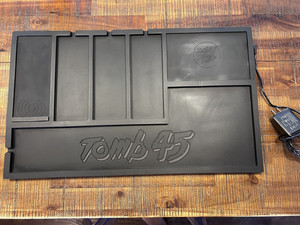 Tomb 45 Wireless Charging Appliance Holder Station Mat Black 20x12 in