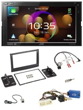 JVC DAB Steering Wheel 2DIN Bluetooth USB Car Stereo for Kia Sportage QL 2016 onwards Black