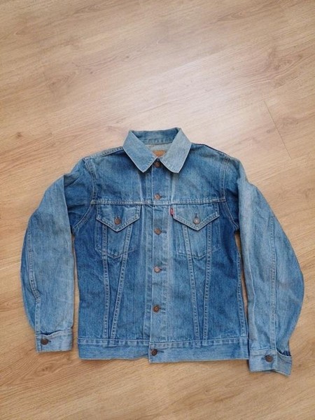 Women Levi's Jacket Navy Denim 32