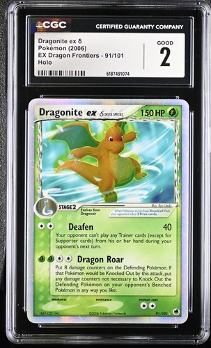 Dragonite ex δ graded CGC 2 for sale on eBay