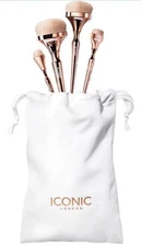 ICONIC London HD Blend Base Set (4 pcs) New In Bag Amazing Quality Ret $62