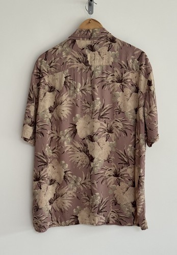 Allsaints “Laysan” Floral Hawaiian Short Sleeve Shirt Pink Floral XXL - Picture 9 of 11