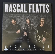 GARY LEVOX Signed Rascal Flatts Back To Us Vinyl Autograph Auto PSA COA Country