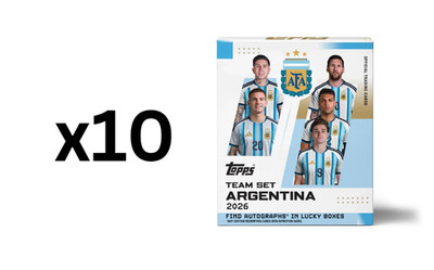 10x Topps Team Set Argentina 2026 Team Set Base Set Card Bundle - CONFIRMED ✅