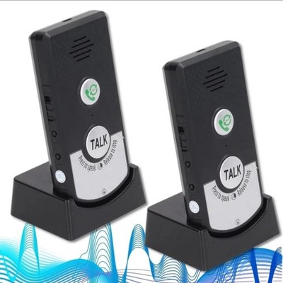 Intercom System for Home, 2 Way Voice Intercom Wireless, No Charging Cables 