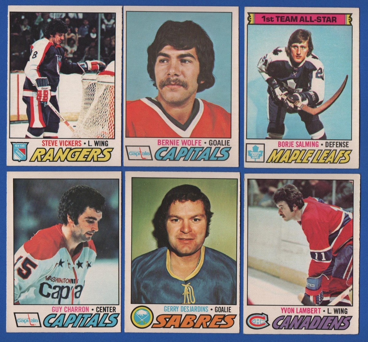 1977-78 OPC 77-78 O PEE CHEE NHL HOCKEY CARD ERROR & VARIATION 133