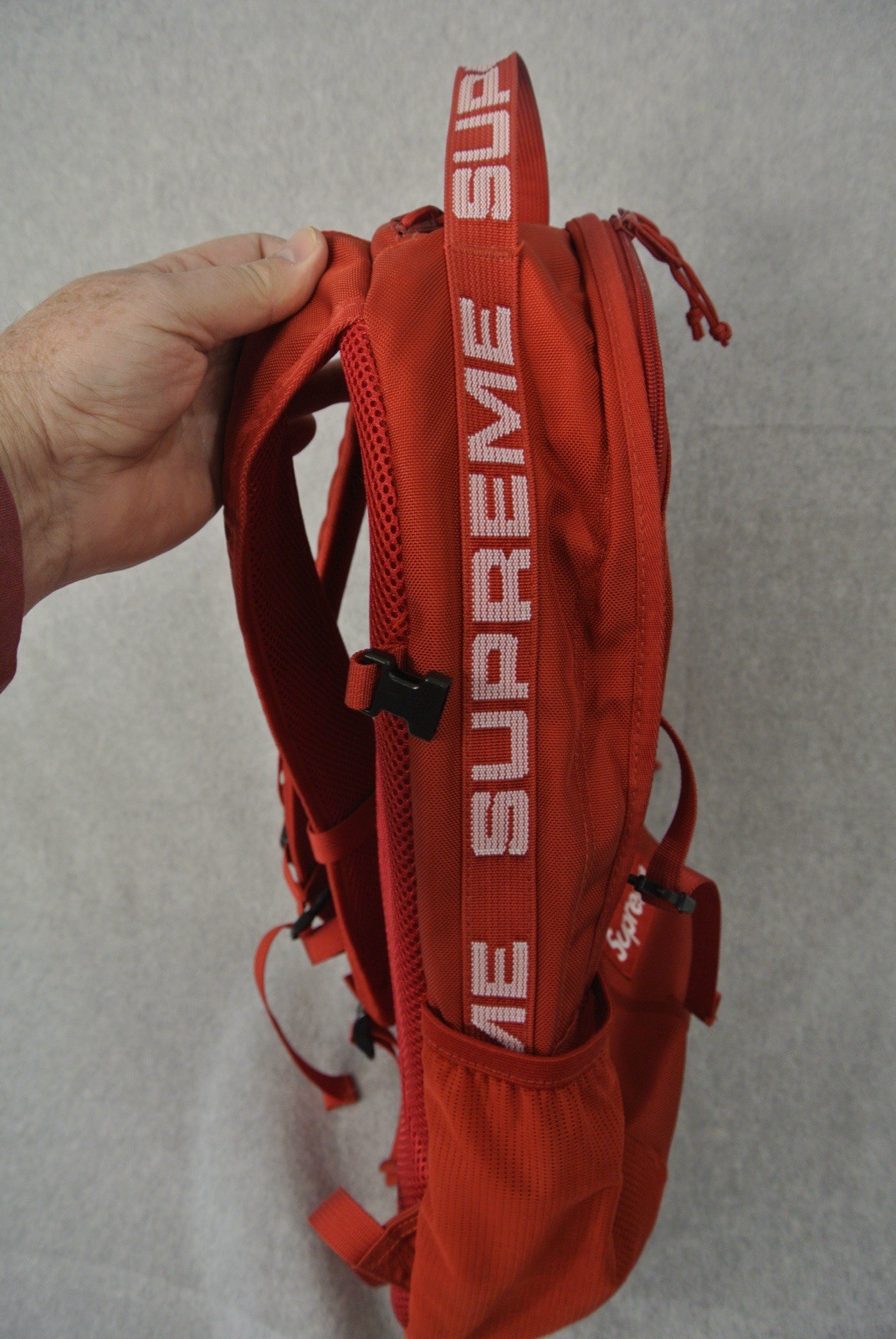 Red Supreme backpack - image 5
