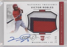2018 Panini National Treasures 21/99 Victor Robles #44 Auto 03rx