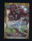 2022 Bowman U Chrome Gold Lava #82 Jahmyr Gibbs RC Rookie AUTO 36/50