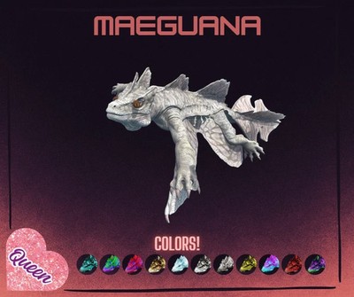 ARK Survival Ascended PvE   Maeguana - Colors  TOP 