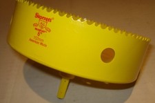 STARRETT 6 IN DIAMETER BIMETAL HOLE SAW W/ FIXED MANDREL USA MADE